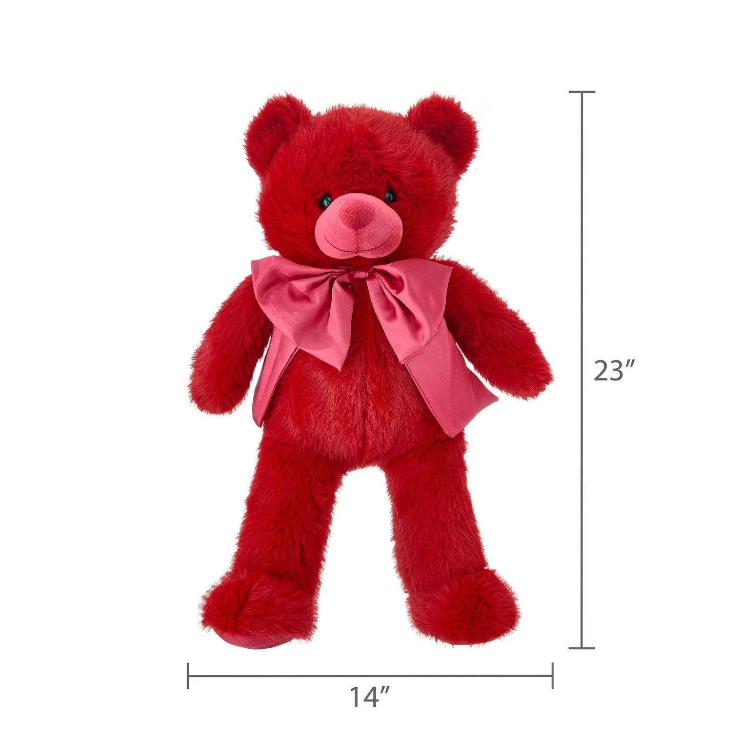 Valentine's Day Large Bear Plush, Red, 23",  Way To Celebrate