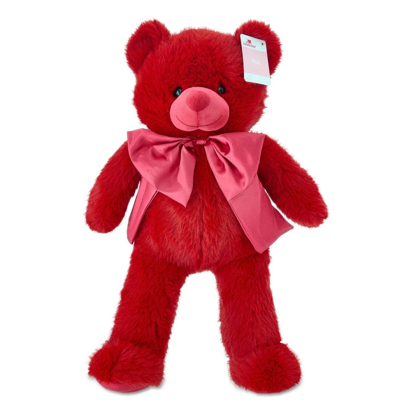 Valentine's Day Large Bear Plush, Red, 23",  Way To Celebrate